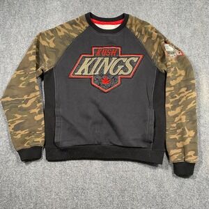 HDSN Kush Kings Sweatshirt Mens‎ Large Black Camo 45th Annual Roast Classics